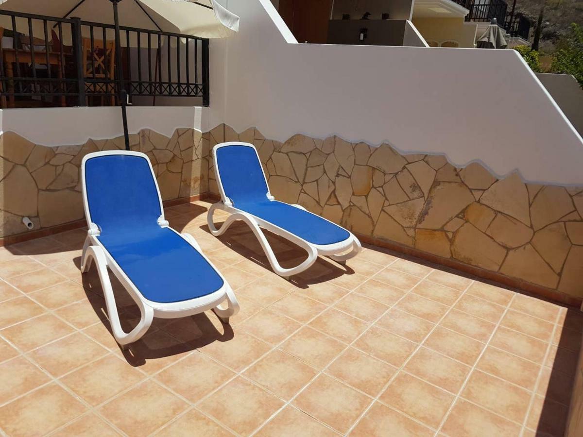 Villa Roque Del Conde With Fantastic Sea View, Terrace, Pool, Wifi, Sat-Tv, Garage 아데제 외부 사진