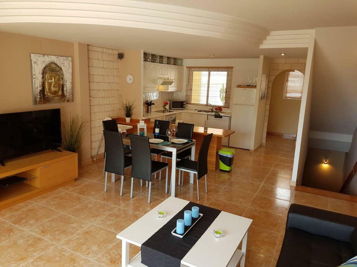 Villa Roque Del Conde With Fantastic Sea View, Terrace, Pool, Wifi, Sat-Tv, Garage 아데제 외부 사진