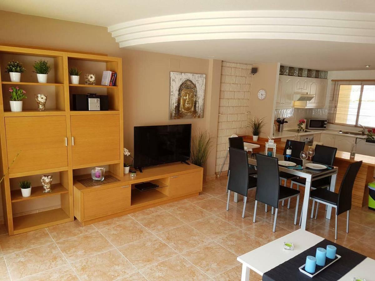 Villa Roque Del Conde With Fantastic Sea View, Terrace, Pool, Wifi, Sat-Tv, Garage 아데제 외부 사진